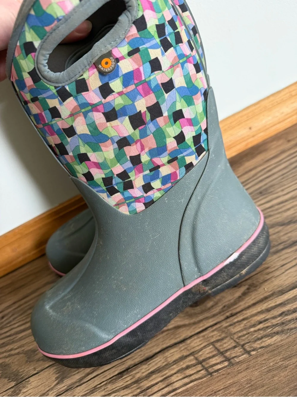 Bogs kids gray